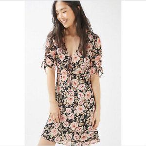 Topshop Tall Peony Blush Pink Tea Dress Sz 4